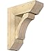 Ekena Millwork BKT0806X22X26LEC06RDF Legacy Slat Rough Sawn Bracket w/Offset Brace, Douglas Fir