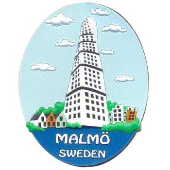 Palla Di Neve Souvenir Nordic – Turning Torso Malmö Svezia, 64 Mm