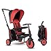Smartrike STR3 - Triciclo Plegable para niños (1,2,3 años), Color Rojo