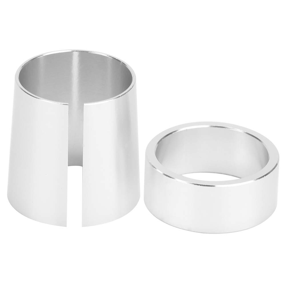 Eje de Embrague de Carro, Conector Adaptador de Eje de Embrague de Accionamiento Cónico de 1 Pulgada Accesorio de Aluminio Plateado