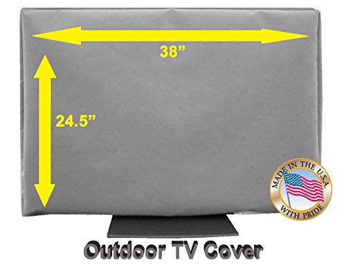 38" Outdoor TV CoverTop Premium Quality Weather Resistant Soft Non Scratch Interior Made in USA (Televisions up to 42")