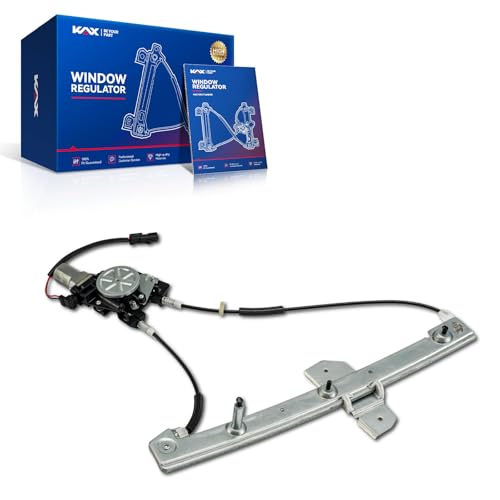 Image of KAX Front Right Power Window Regulator w /Motor for Ram 1500 Van 1999-2003 | for Dodge Ram 3500 Van 1999-2003,B3500 1998,Ram 2500 Van 1999-2003,B1500 1998,B2500 1998,741-157 Power Window Lifter(2-Pin)