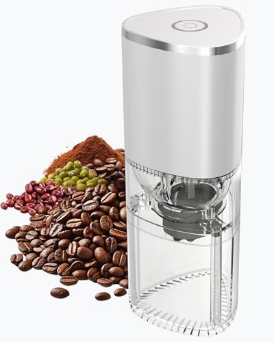 Huitban Portable Electric Coffee Grinder, Ergonomic Palm-Fitting Design for Comfortable