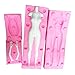 WYD 3D Male and Female Full Body Mold,DIY Cake Decoration Tools (Female)