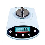 PURRL 0,001 g hochpräzise elektronische Waage, Präzisions-Laborwaage, Edelstahlplattform, geeignet für Labors, Juweliere (500 g x 0,001 g), mechanisches Haushaltsgerät Little Surprise