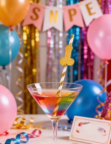 Pitillos de papel para fiesta despedida de soltera 15 pcs miniatura 6
