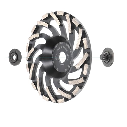 PRODIAMANT Diamant-Schleiftopf 180 mm x 22,2 mm Turbo ST91 Diamantschleifscheibe Asphalt Estrich Profiqualität