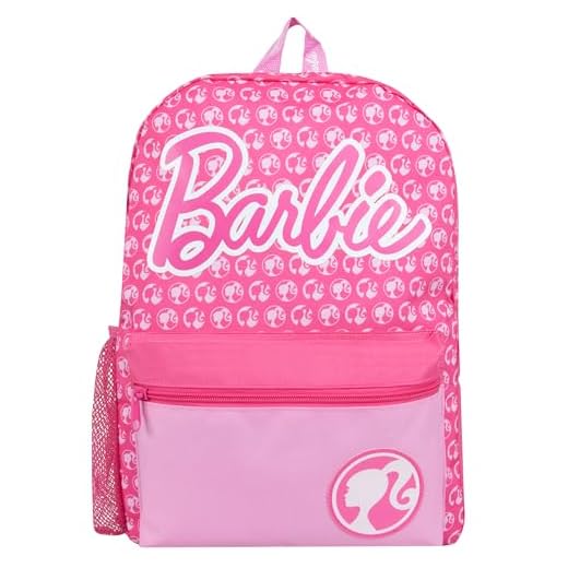 Barbie Mochila Niña | Mochilas Escolar Niña | Talla Única Rosa