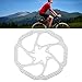 160mm Bike Disc Brake Rotor 6 Holes Stainless Steel Bicycle Disc Brake Rotor for Road Bike Mountain Bike BMX