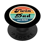 Photo Gallery twin dad retro baby annuncio idea new daddy to be 2024 popsockets popgrip intercambiabile Photo Gallery twin dad retro baby annuncio idea new daddy to be 2024 popsockets popgrip intercambiabile