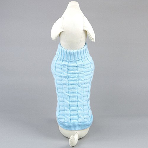 Norbi Small Pet Dog Cat Outdoor Warm Puppy Sweater Knitwear Clothes Jumper #TOP2