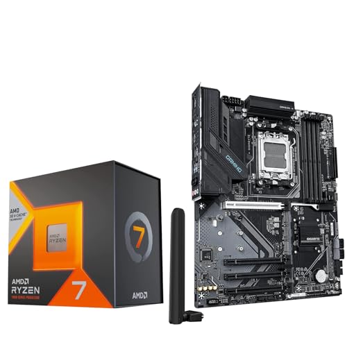 Image of Micro Center CPU Motherboard Combo: AMD Ryzen 7 7800X3D CPU Processor with GIGABYTE B850 Gaming X WIFI6E ATX Motherboard (AM5, DDR5, 3X M.2, PCIe 5.0, USB4 USB-C, 2.5GbE LAN)