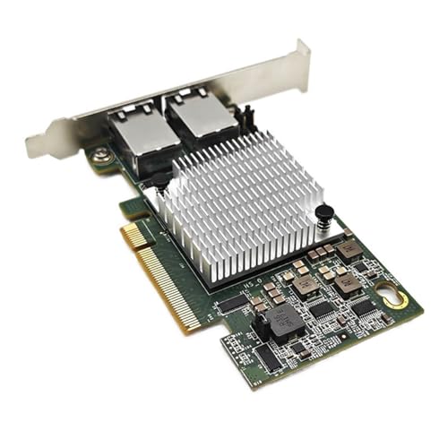X540-T2 PCI-E X8 a Doble RJ45 Tarjeta Adaptadora de Red Extensora 10Gbps para PCs de Escritorio y Servidores miniatura 1