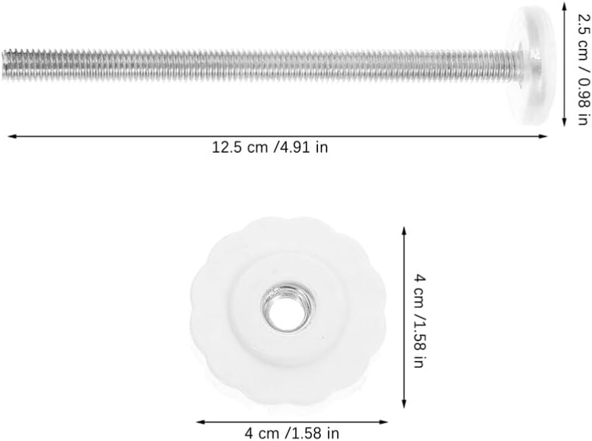 UPKOCH 8pcs Gate Spindle Rods Replacement Hardware for Pet Gates Easy Installation Compatible Various Stable and Secure Bolts for Safety