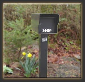 LG Standard B Large Standard Mailbox - Black