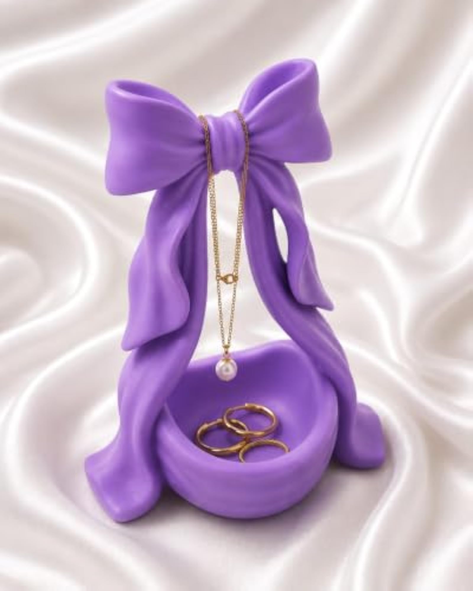 Bow Jewellery Organizer & Trinket Dish, Decorative
