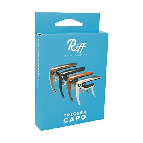 Riff Music Products RGC03RW Capodastre Deluxe pour guitare électrique/acoustique Effet bois - Les Beatles, Paul McCartney, John Lennon, RIngo Starr, George Harrison Riff Music Products RGC03RW Capodastre Deluxe pour guitare électrique/acoustique Effet bois – Image 3