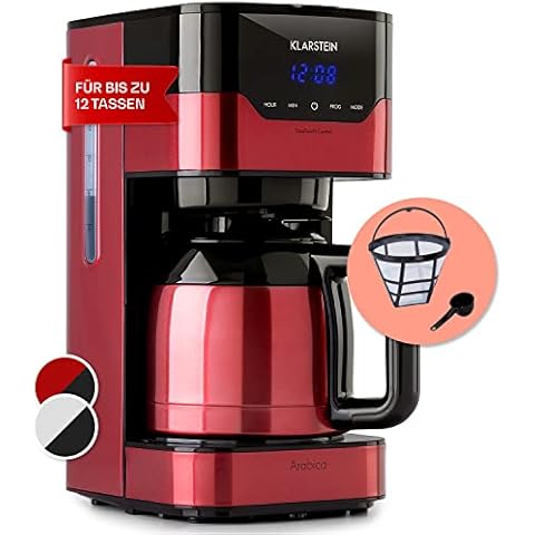 Klarstein 1,2 L Kaffeemaschine mit Thermoskanne und Timer Cover