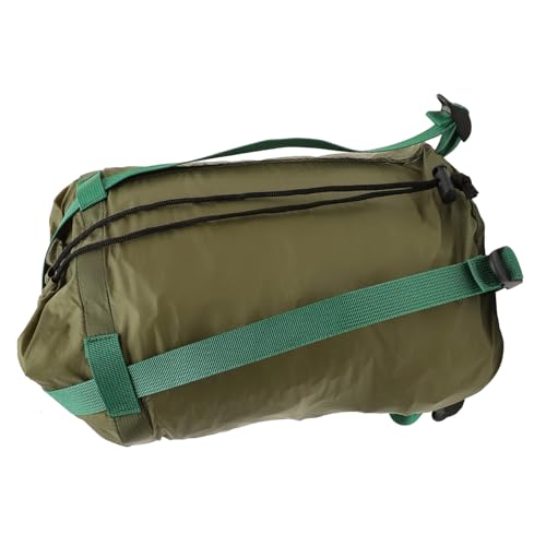 WOONEKY Outdoor Gear: Compact Quilt Bag Sleeping Bag Compression Sack Drawstring for Hiking Travel Green 20x46cm Random Color