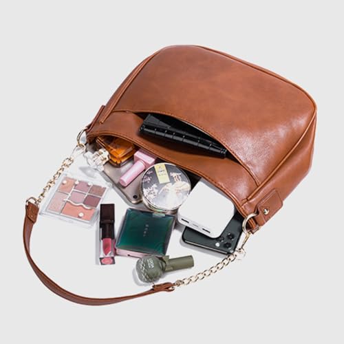 Crossbody Shoulder Handbag Women Small Hobo Tote Bag Casual Satchel for Shopping Travel with 2 Adjustable Straps - Image 6