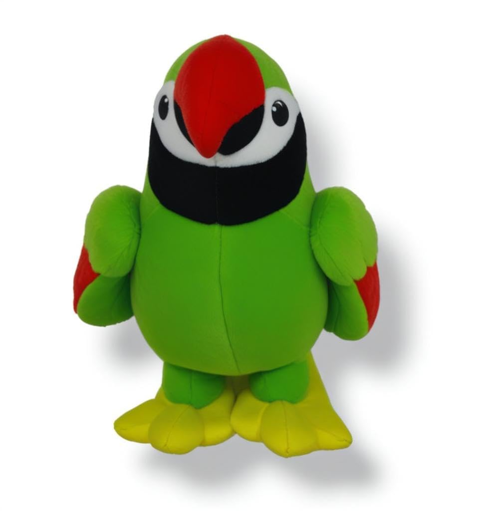 ClufRox Premum Quality Stuffed Cuddly Soft n Very Cute Green Parrot Toy (B0C5MZK5Y4) Amazon Price History, Amazon Price Tracker