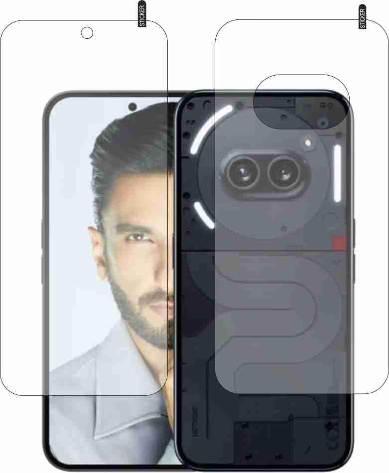 Guardor Safety Matters Screen Guard for Nothing Phone 2a 5G 5G Anti Scratch Nano Glass 9H Plus Hardness - |Front&Back + Camera Guard| (B0CYQ3BWQ4) Amazon Price History, Amazon Price Tracker