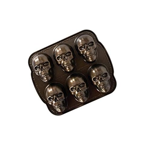 Nordic Ware Skull Cakelet Halloween Bakeware Cover