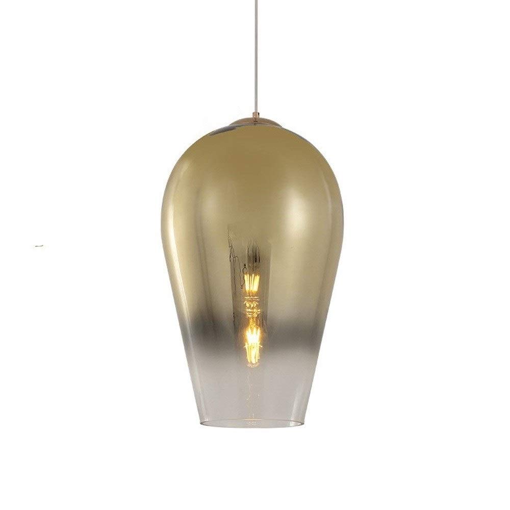 Lampe table à manger nordique suspension moderne E27 dorée pour luminaire