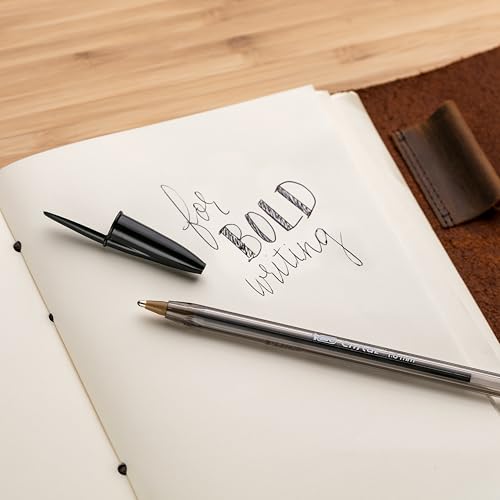 Image of BIC Cristal Bold Ball Pen, Black