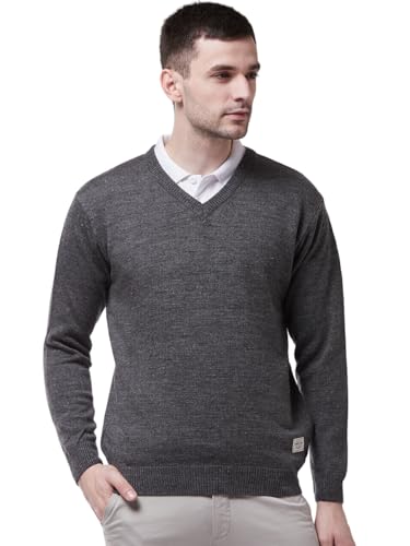 Image of Pivl Men's Winter V Neck Solid Sweaters ||Winterwear||