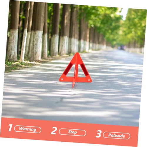 3 triángulos reflectantes plegables para emergencias vehículos miniatura 4