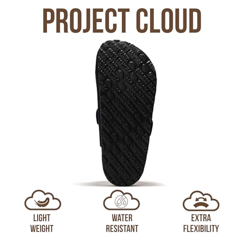 Image of Project Cloud 100% Genuine Leather Footbed Clogs for Women - Memory Foam Arch Support Slippers for Women - Trendy Slip-ons Women's Mules & Clogs Sandals
