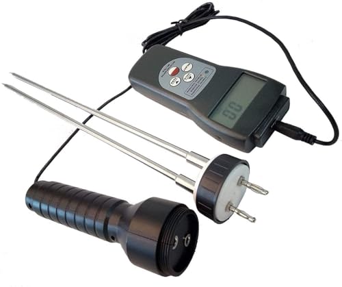 CNYST Portable Cocoa Bean Moisture Meter Coffee Bean Moisture Meter Tester for Measuring Moisture Content in Whole Coffee and Cocoa Beans Range 0~24% Resolution 0.1