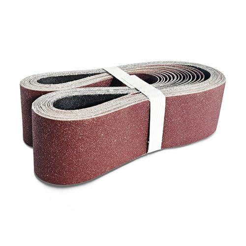 MAOKLA 4x36 Inch Sanding Belts 20-Pack Assortment 5 Grits 80-320 Belt Sander Paper