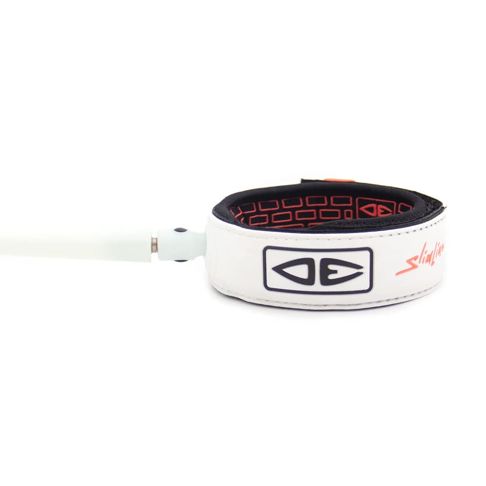 Ocean & Earth 6'0 Slimline Pro Surf Leash White