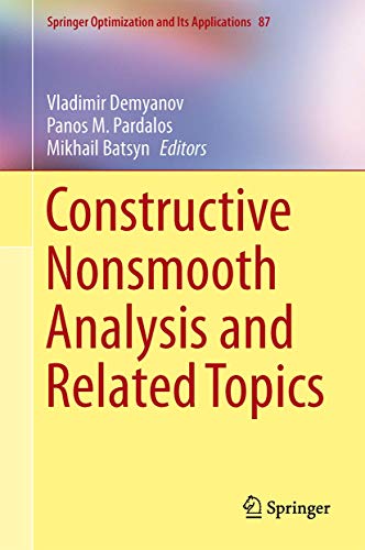 Constructive Nonsmooth Analysis and Related Topics view 2