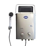 AQUAH Outdoor Open Flue Liquid Propane Gas Tankless Water Heater 6 L / 1.6 GPM