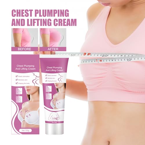 Tkekruh Straffende Brustcreme, 100 g, Vergrößerung und Bruststraffung, verbessert die Elastizität, formend, Breast Cream