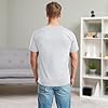 NetSetUK Men's Value Weight Short Sleeve T-Shirt Plain Crew Neck 100% Cotton Summer T Shirts for Men UK Size (S to XXL) Grey #3