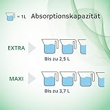 Absorbeo Windel Maxi 15 Stück, Saugfähiges Hilfsmittel für Schwere Blasenschwäche, Absoluter Komfort, Totaler Schutz, Anti-Odour-System, Vollständig Atmungsaktiv, Unisex, Größe L