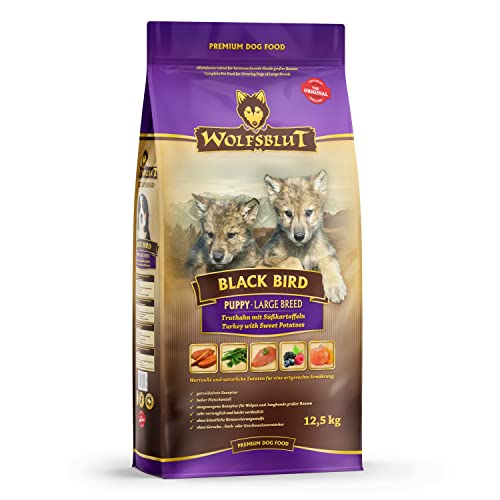 Wolfsblut - Black Bird Puppy Large Breed - 12,5 kg - Truthahn - Trockenfutter - Hundefutter - Getreidefrei