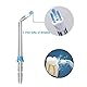 Ersatzspitzen, kompatibel mit Waterpik Wasserseide, Ersatzköpfe, kompatibel mit Waterpik Munddusche, Aufbewahrungskoffer und 6 Ersatzspitzen