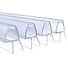 kinkaivy Duschdichtung, 4 x 80cm Duschdichtungen für Duschtüren, 6/7/8mm Transparent Dichtung Dusche Glastür, Wasserabweisende Ersatzdichtung für Dusche, Schwallschutz Dichtkeder