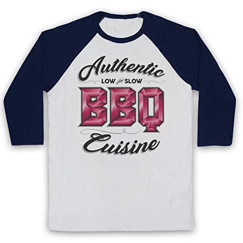T-shirt de base-ball BBQ Cuisine low & slow pour vos barbecues d'été
