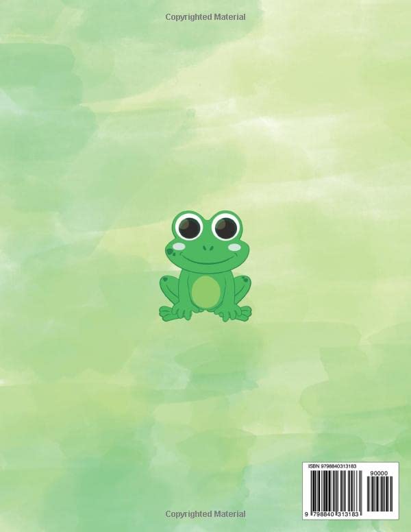 Smart Little Frog Activity Book For Kids Ages 6-8: Unique and original mazes, dot to dot, coloring pages, crossword puzzles, math and writing exercises to keep kids engaged and busy image 3