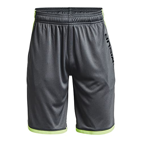 Short Under Armour Boys' Stunt 3.0 gris vêtement sport enfant YXS