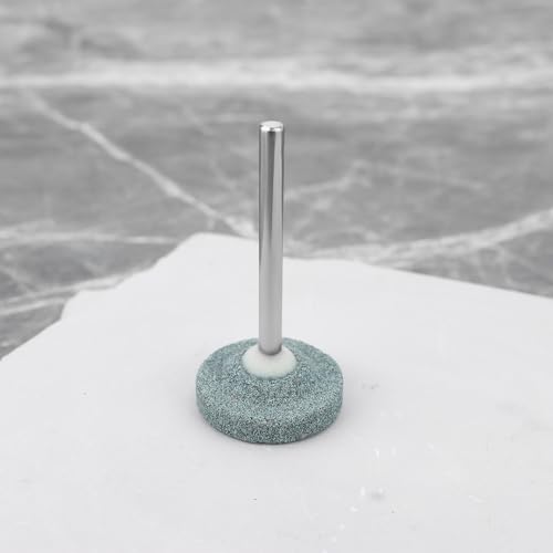 Briny River 10 Stück 20 mm Siliziumkarbid-Schleifsteinscheiben, 1/8-Zoll-Schaft, kompatibel mit Dre-Mel