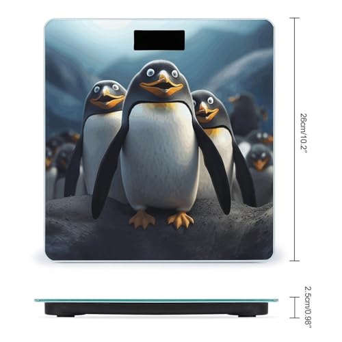Báscula digital para baño JTREHY con pantalla LCD grande miniatura 2