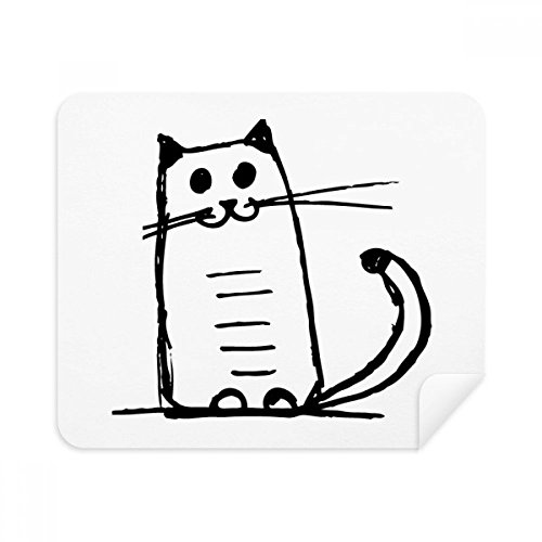 Plus de rayures sur vos verres : chiffon de nettoyage lunettes en suède chat