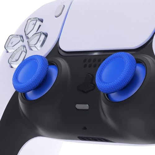 Image of Replacement Joystick Analog Caps for PS5 Controller | Anti-Slip Thumb Grips Cover Stick | Thumbstick Caps for PlayStation 5 DualSense Gamepad (Blue)